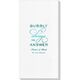 Bubbly is the Answer Deville Guest Towels Image 2 of 5